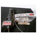 2 Electric Power Tools, Belt Sander & Sabre Saw
