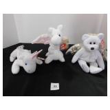 3 TY Beanie Babies generation 3, 4 & 6