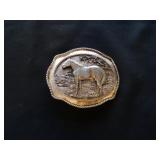 Vintage AM Silversmiths Western Brass