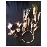Indian Feather Headband, Dream Catcher