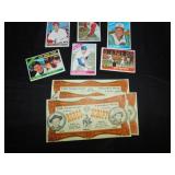 vintage baseball cards, 3 Cherokee strip tickets