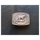 Vintage WY Studio Art Works 1977 Belt Buckle