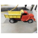 vintage diecast Hubley Dump Truck. See