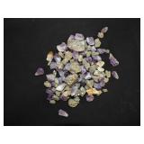 9 oz Amethyst and Pyrite Crystal stones