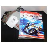 2 Red Bull Racing Magazines & new Throw blanket