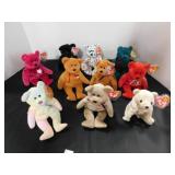 10 TY Beanie Babies generation 4ï¿½see description