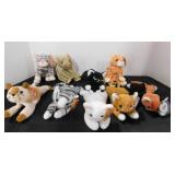 9 TY Beanie Babies generation 3, 4 & 5
