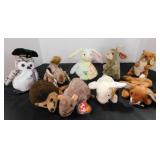9 TY Beanie Babies generation 3, 4 & 5