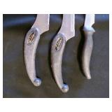 3 Miracle Blades, 2 Slicers & 1 Steak Knife