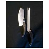 2 Miracle Blades slicer & Rock n Chop Knife