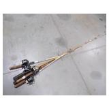 4 Fishing Poles-Zebco 202-2, 404 & 33