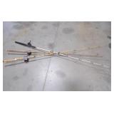 3 Fly fishing rods & reels-vintage