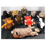 10 TY Beanie Babies generation 3, 4 & 5