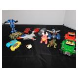 vintage 8 Transformers and 5 other toys