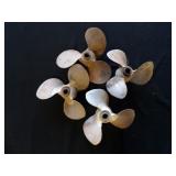 4 Boat Blade Propellers 3 pedals each
