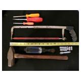 various tools Phillips, flat heads, pliers, etc.