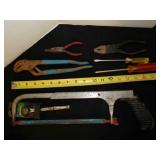 various tools Phillips, flat heads, pliers, etc.