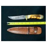 White Tail Cutlery Knife with Sheath