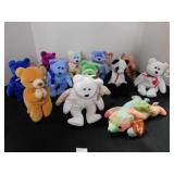 12 TY Beanie Babies generation 4&5