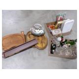 Unclaimed lots-2 boxes-glass bottles, jars