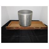 vintage drawer and metal Flour canister