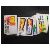 Wacky Pack stickers & Fleer Back Slapper Stickers