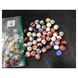 65+ vintage marbles