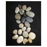 various tumbled stones