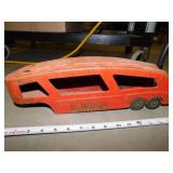 vintage steel Structo Auto Haulaway