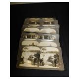 24 vintage stereoscope viewing cards