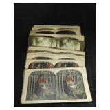 21 vintage stereoscope viewing cards