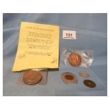 Medallions and Tokens x 5