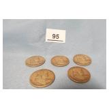 Franklin Half Dollars 1950