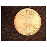 Walking Liberty Half Dollars  x 4