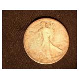 Walking Liberty Half Dollars x 4