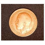 France, Britain, Netherland Coins x 3