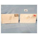 First Issue Stamps / Postmark x 2