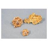 Gold Single Earrings