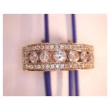 Ladies 14k White Gold Diamond Ring