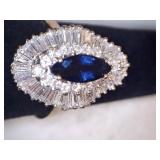 18K White Gold Cocktail Ring