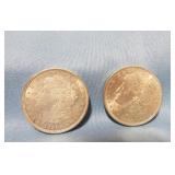 Morgan Silver Dollars 1921 x 2