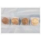 Ike Silver Dollars 1971 x 4