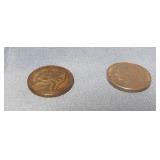 Jefferson Nickels 1939, 1945 "S"