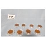 Indian Head Pennies x 8