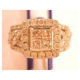 Ladies 14k White Gold Diamond Ring