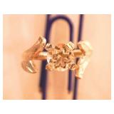 Ladies 18kt HGE Fashion Ring
