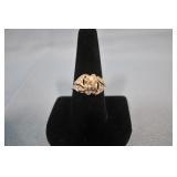 14K "Gothic" White Gold Woman