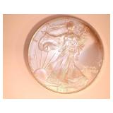 2002 Walking Liberty 1oz Fine Silver Dollar Coin