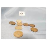 Kennedy Half Dollars x 8