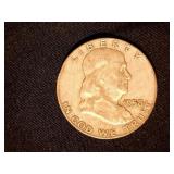 Franklin Half Dollars x 4